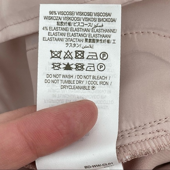 Boden 14 Albemarle Pull On Crepe Trousers Milkshake Light Pink. EUC! - Picture 8 of 10
